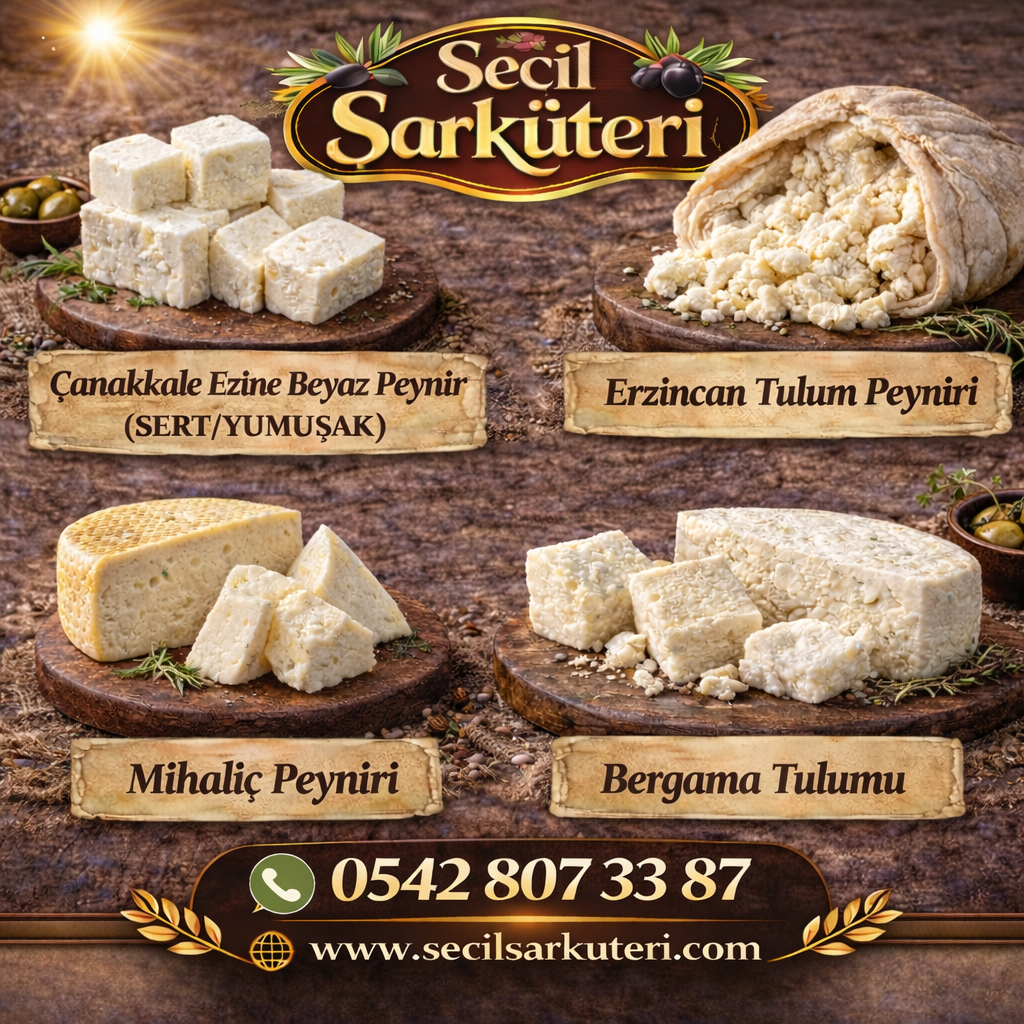 Seçil Şarküteri Gurme Paketi (4 Çeşit Peynir Paketi)